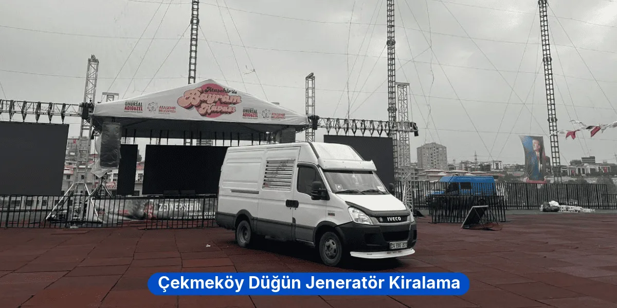 Çekmeköy Düğün Jeneratör Kiralama